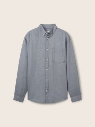Tom Tailor Πουκάμισο Ozford 1042640-28941/Grey
