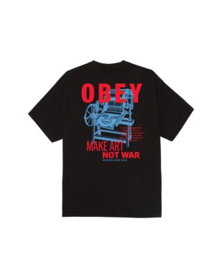 Obey T-shirt Obey Printing Press Make Art 165264061/Black
