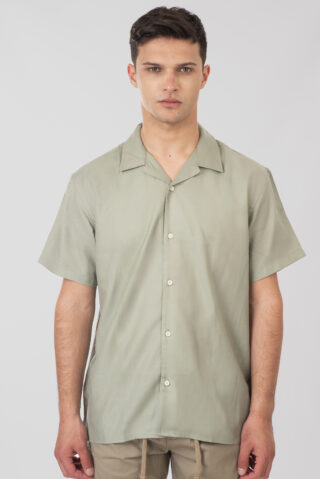 Rebase Κοντομάνικο Πουκάμισο 251RGS-5080/Moss Green