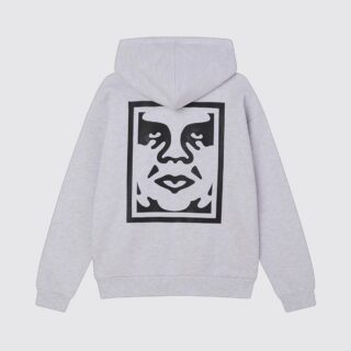 Obey Φούτερ Hoodie Bold Icon Extra Heavy Hood 112470244/Ash Grey